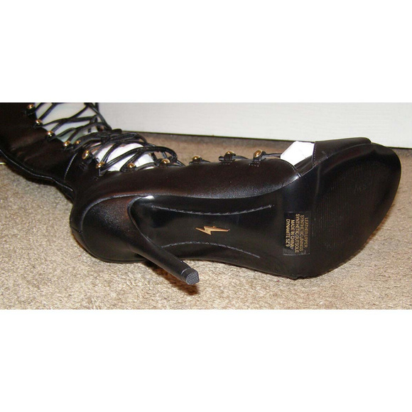 New LUST FOR LIFE "Dynamite" gladiator boots sz 9 - Picture 7 of 8